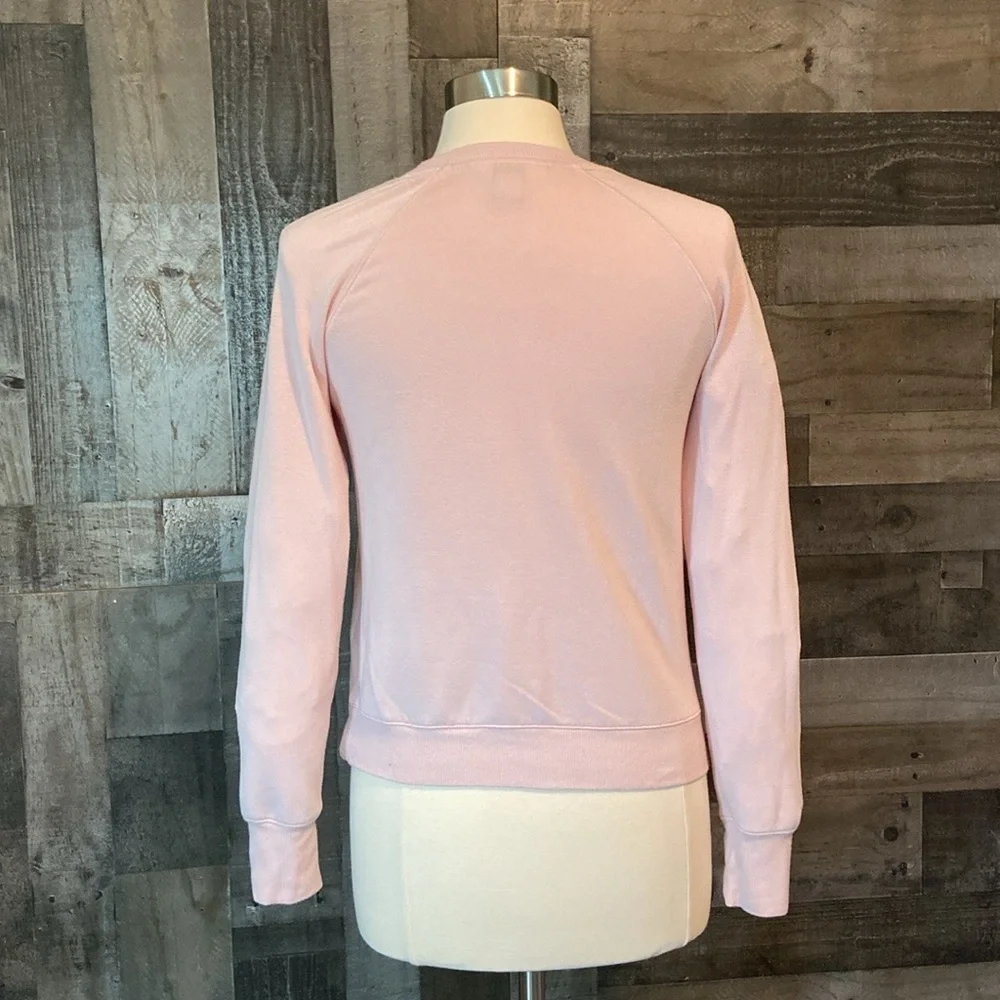Athleta Girl pink sweater girls large angelic Softgirl activewear workout gym
